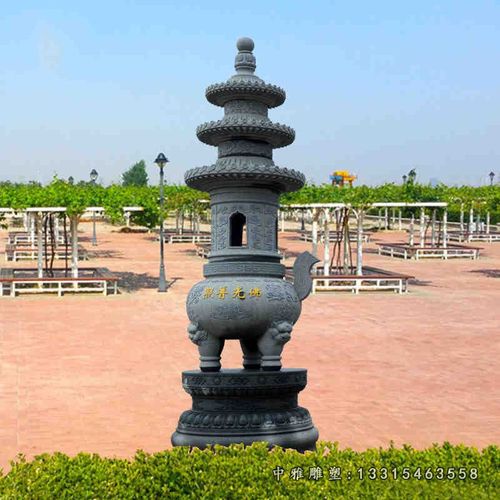 塔炉铜雕寺庙铜雕香炉