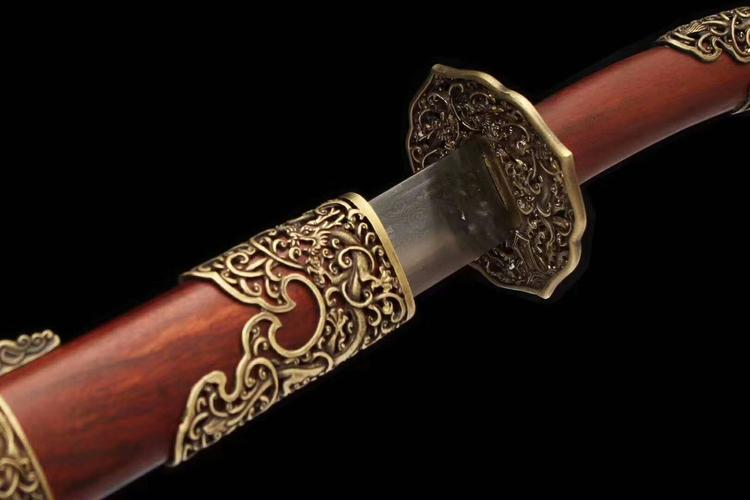 纯铜镂空精雕装百炼钢明代腰刀 和风堂美术刀剑