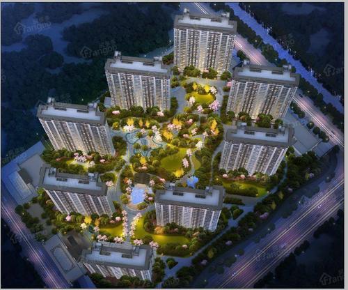 龙湖春江彼岸沙盘图