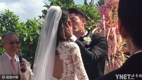 林心如霍建华婚礼现场照