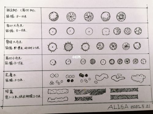 园林植物平面图例_园林_设计_景观设计_家居家装_装修