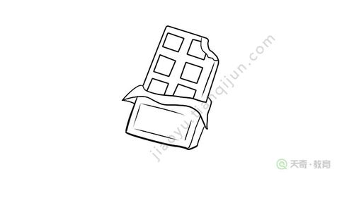 巧克力简笔画怎么画