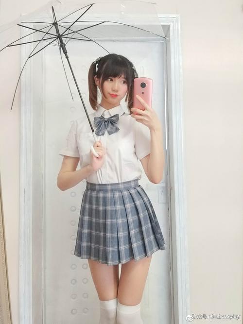 蕾姆,性感jk,超凶coser萌妹 wb:nagisa魔物喵