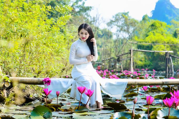 越南女人 采莲女