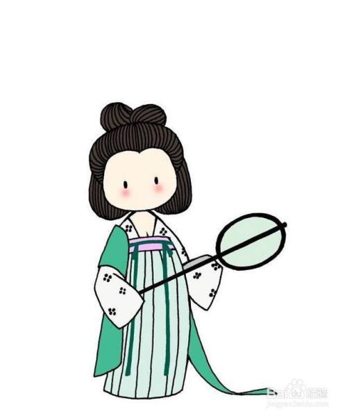 古代儿童画简笔画