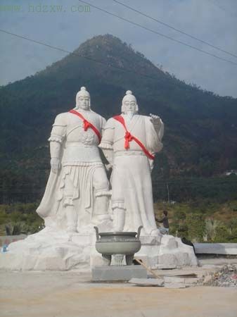 陈政,陈元光雕塑已经完成