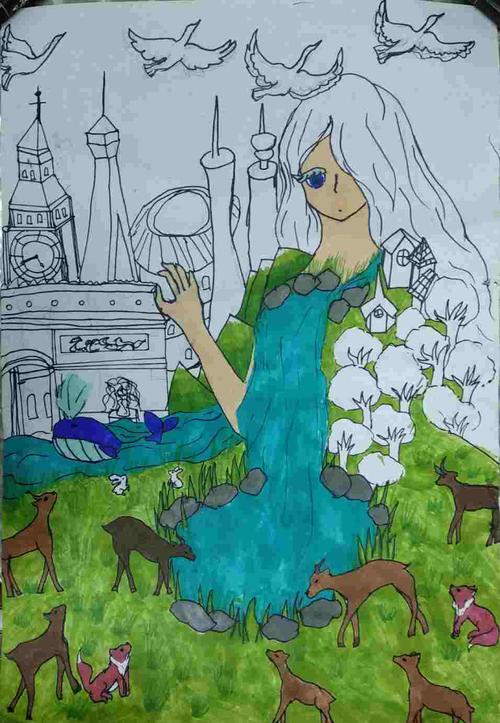 【每日一画】《地球女神》