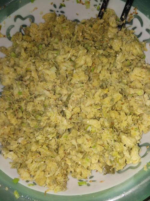 慢热12做的蒸槐花