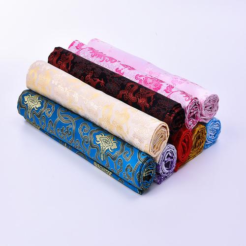 真丝国风唐装绸缎缎面被面织锦缎布料