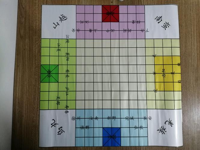 自制的三国演弈棋棋盘