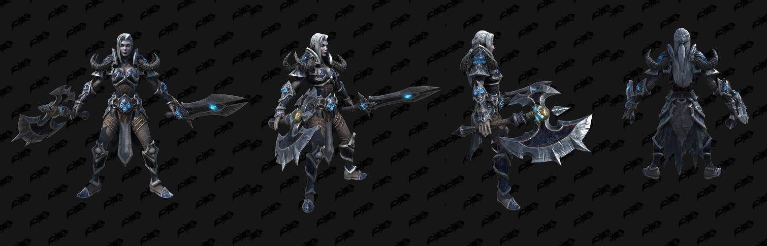 《魔兽争霸3:重制版》不死族模型 女死亡骑士登场