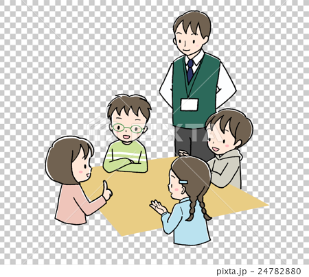 插图素材: 讨论_私人衣服_微笑 查看全部