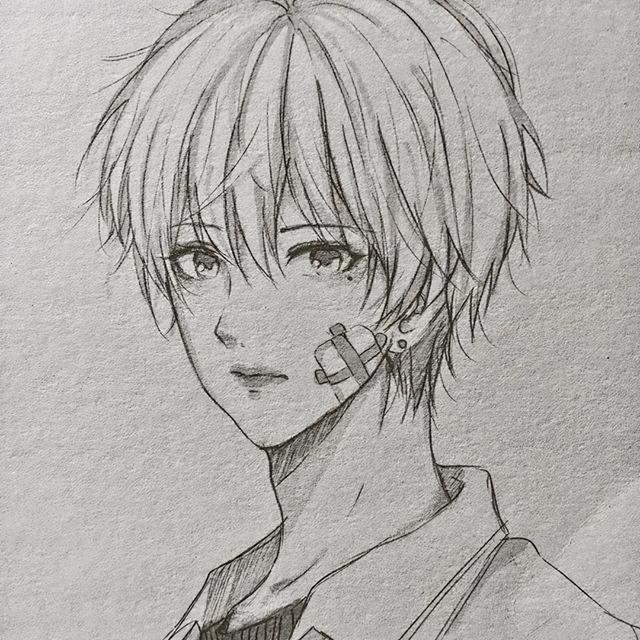 cg原画插画教程:临摹动漫人物手绘插画素材