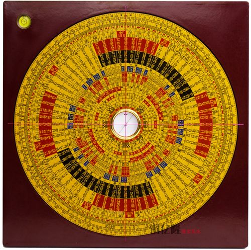 纯铜风水罗盘专业高精度罗盘指南针9寸三元玄空飞星盘八卦罗盘仪