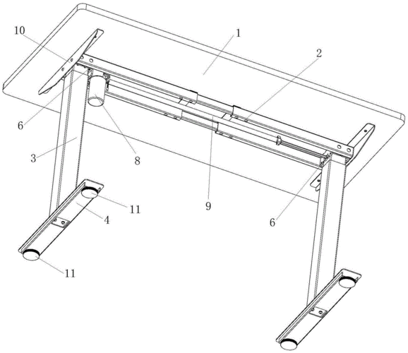 一种单电机升降桌的制作方法