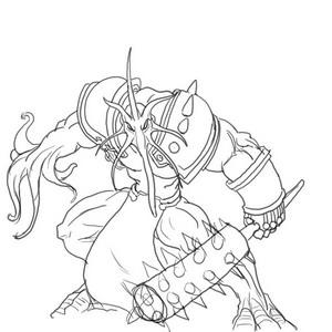 梅瑞达公主简笔画