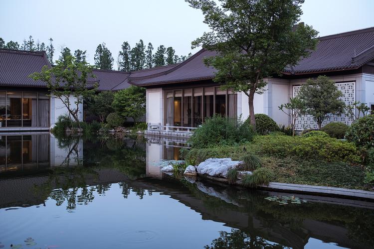 西湖国宾馆八号楼庭院