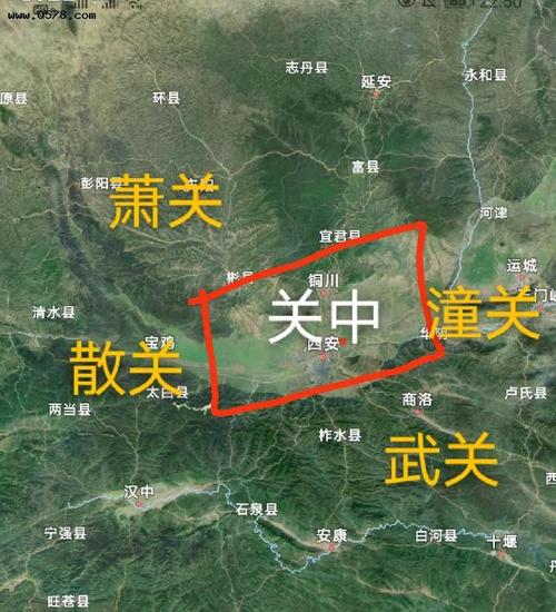 四关拱卫,始称"关中"——八百里秦川的四大保镖