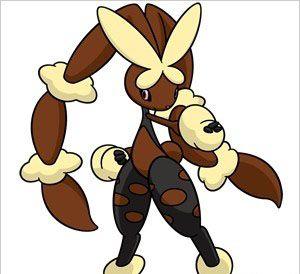 口袋妖怪长耳兔简笔画