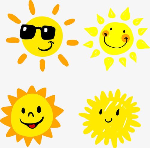 卡通太阳