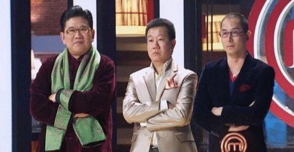《顶级厨师》三位品委曹可凡,梁子庚,刘一凡