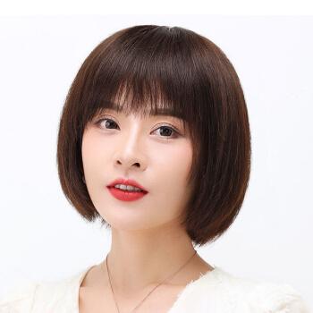 0发波波头发型仿真发丝 自然色  发网卡子