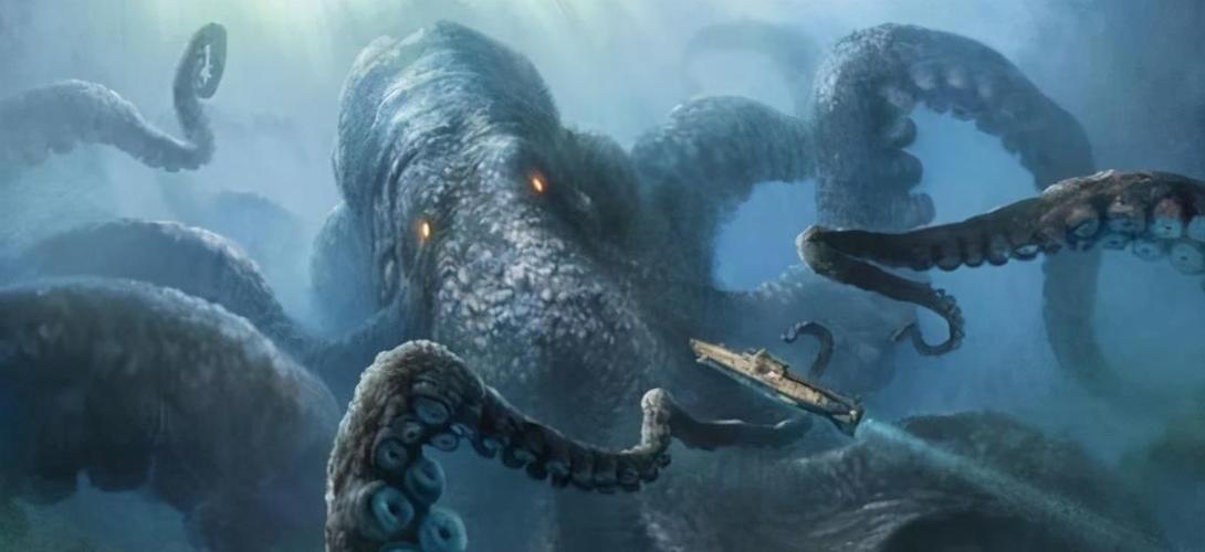 长达60米的大王乌贼,远看就像一个岛屿,它以捕鲸为生饭量惊人