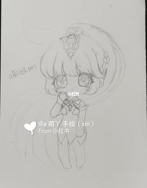 斗罗大陆小舞动漫线稿手绘简笔画画的日常动漫卡通人物手绘画铅笔画