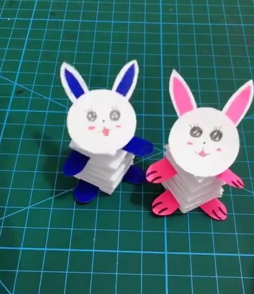 和孩子宅在家,手工达人教你做手工,"会跳舞的小兔子"很不错