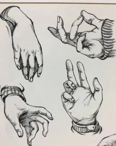干货|速写手部的技法讲解与示范!