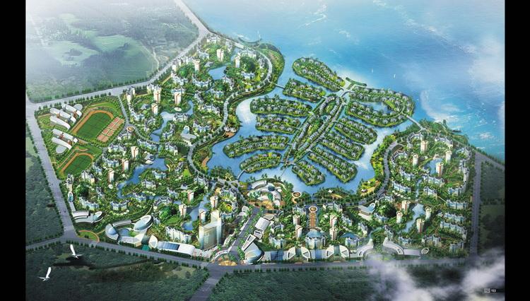 建筑设计-汕尾品清湖小区项目