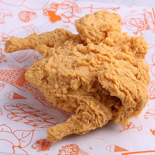 仿真炸鸡模型脆皮童子鸡美食鸡腿鸡翅汉堡薯条鸡排儿童肯德基道具