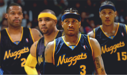 2006年12月份,艾弗森在一笔大交易中被送到了丹佛掘金队,掘金则送出