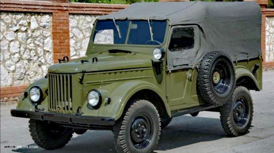 前苏联的嘎斯69吉普车,曾经是装备部队的越野车辆.
