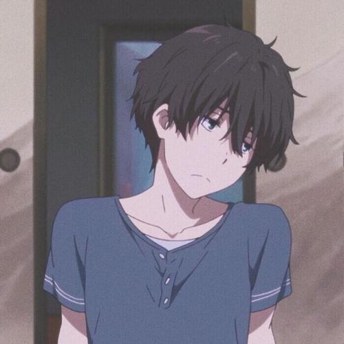 动漫男生头像丨四瓣叶子连成一串好运 那是自然送予的