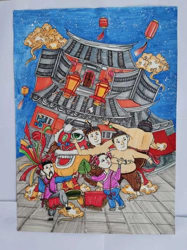 闽南特色(儿童画)