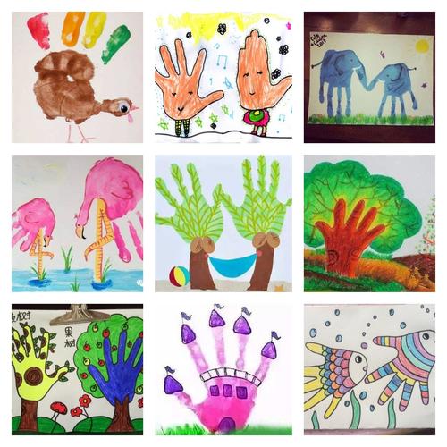 《创意手掌画》——实验幼儿园大四班