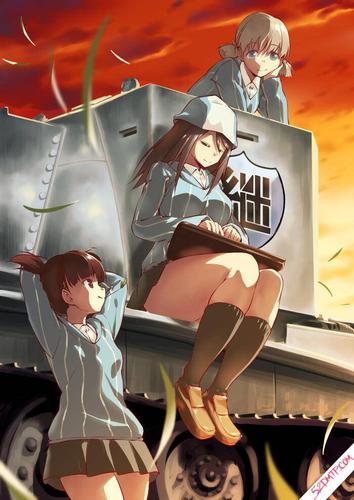 《少女与战车 no.1》动漫本子图包