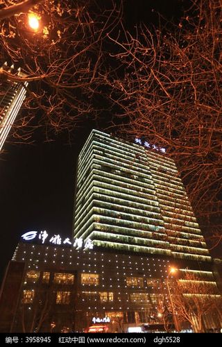 郑州静雅大酒店夜景