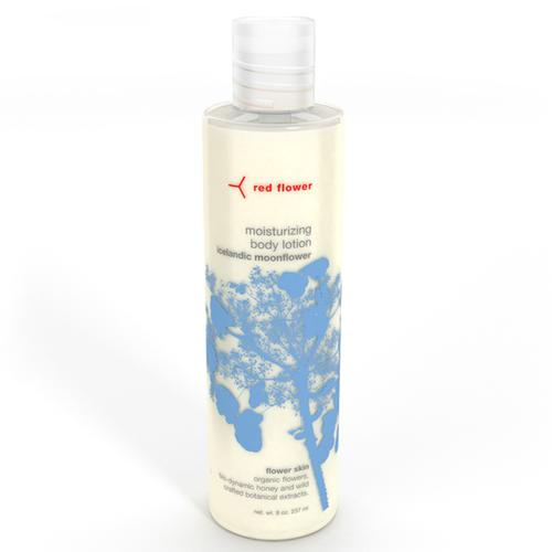 red flower icelandic moonflower moisturizing body lotion
