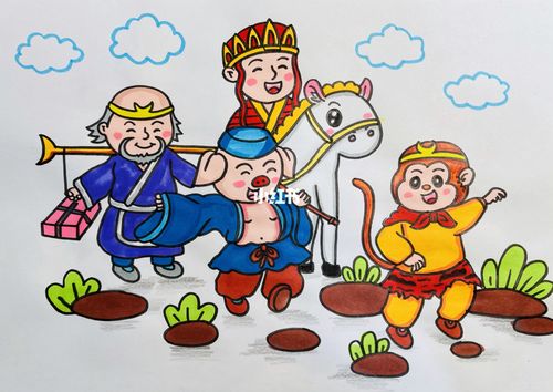 西游记主题简笔画 儿童画_简笔画_文化_绘画