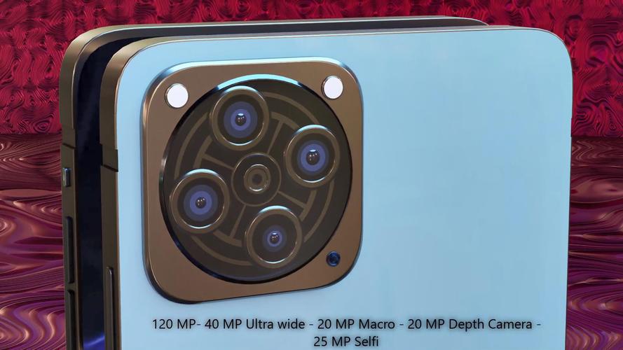 iphone13promax的机身背面的镜头模块,采用了天圆地方的外观设计,镜头