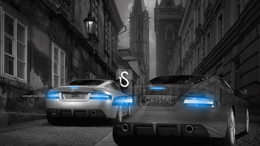 炫酷黑色冰块设计汽车壁纸_桌面壁纸下载