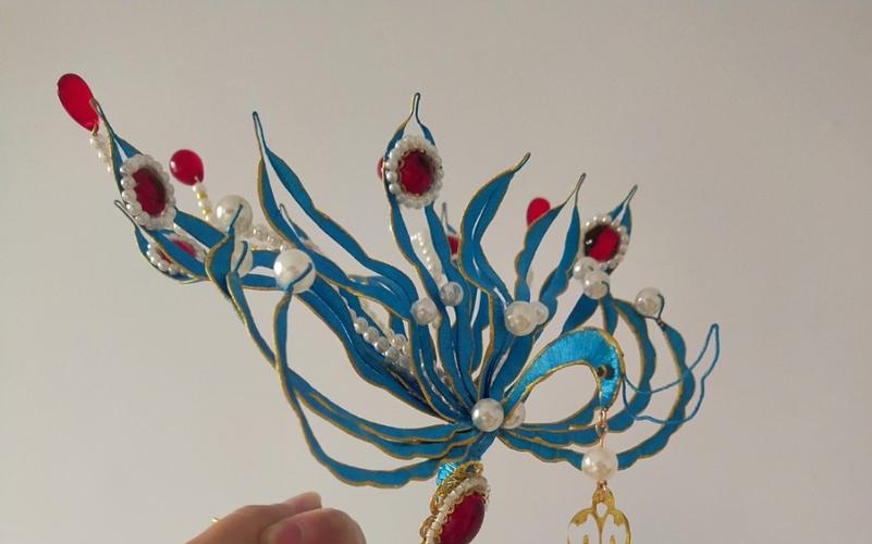 缠花仿点翠凤冠仿红楼梦里面元妃的凤冠五穿珠子是因为实在是没有合适