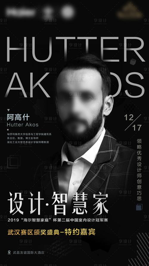 高端品牌大咖人物海报