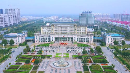 沾化区政府大楼航拍沾化县政府大楼航拍_3840x2160