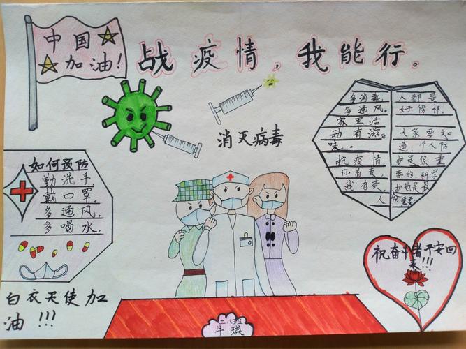 陇西县实验小学"战疫情,我能行"学生手抄报获奖作品展2