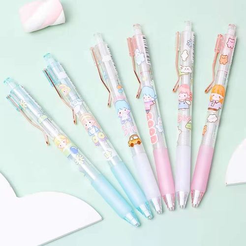 可爱女孩自动铅笔0.5铅笔高颜值学生绘图考试自动铅笔