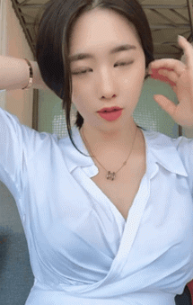 gif姐姐这一头迷人的秀发实在太美了
