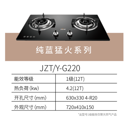 纯蓝猛火系列 jzt/y-g220-意大利法罗力集团—热能 意